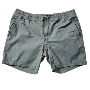 L.L. Bean Women's Green Cargo Cotton Shorts Elastic Drawstring Waistband Sz XL